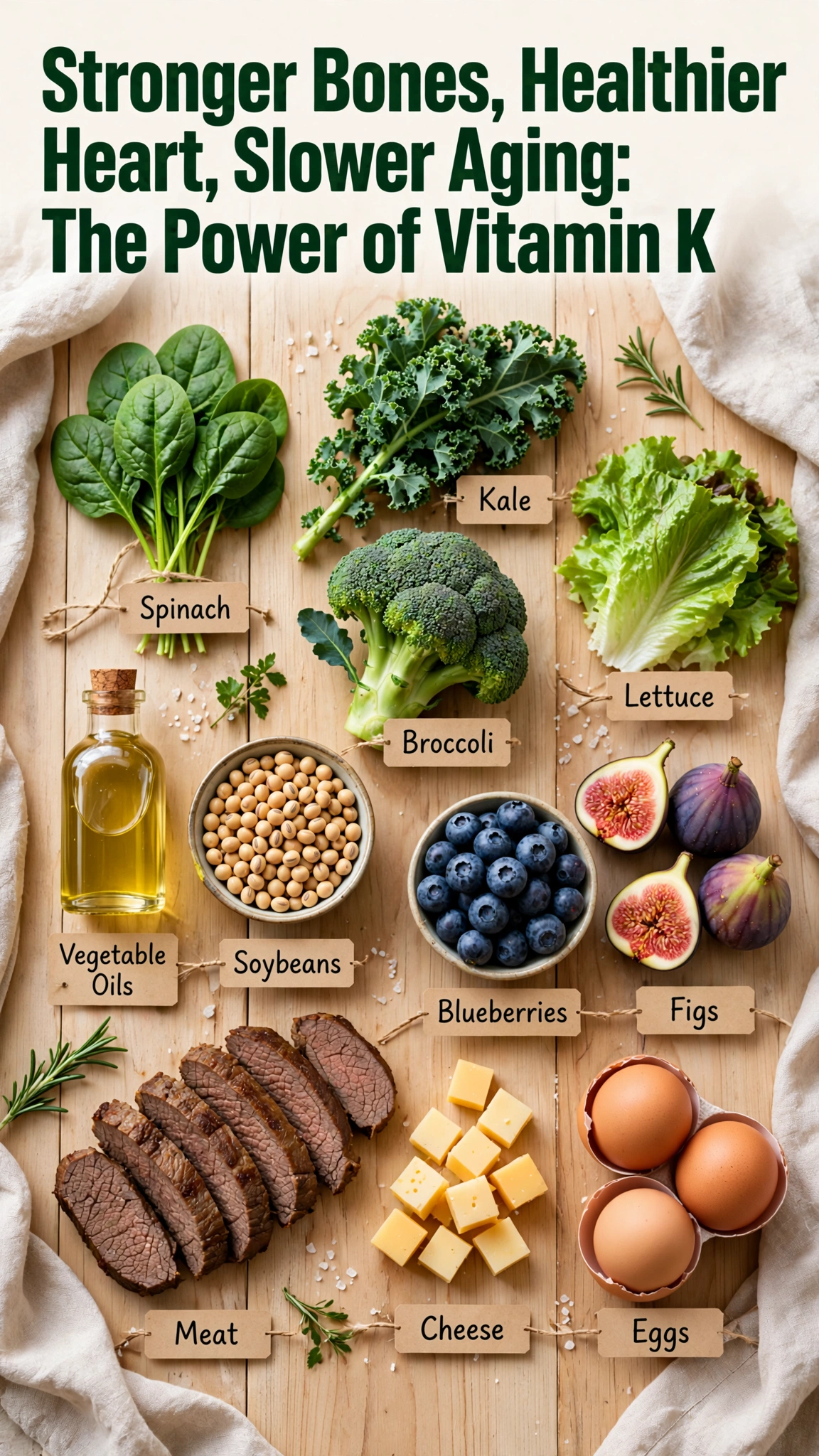 Stronger Bones, Healthier Heart, Slower Aging: The Power of Vitamin K